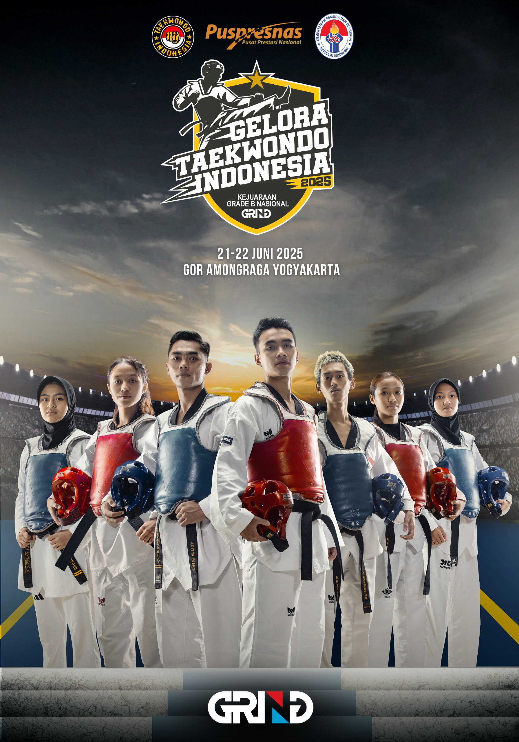 Panggung Juara Taekwondo Indonesia Taekwondo Indonesia Dojang vasudhaiva